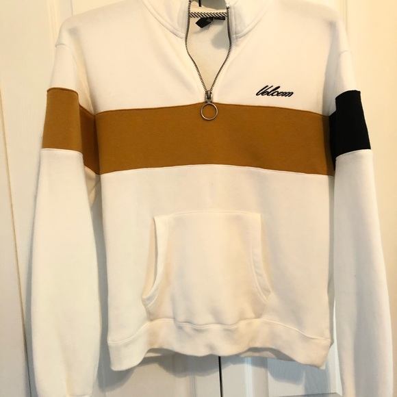 Volcom Short Stacy pullover Hoodie - Star White - Picture 5 of 5